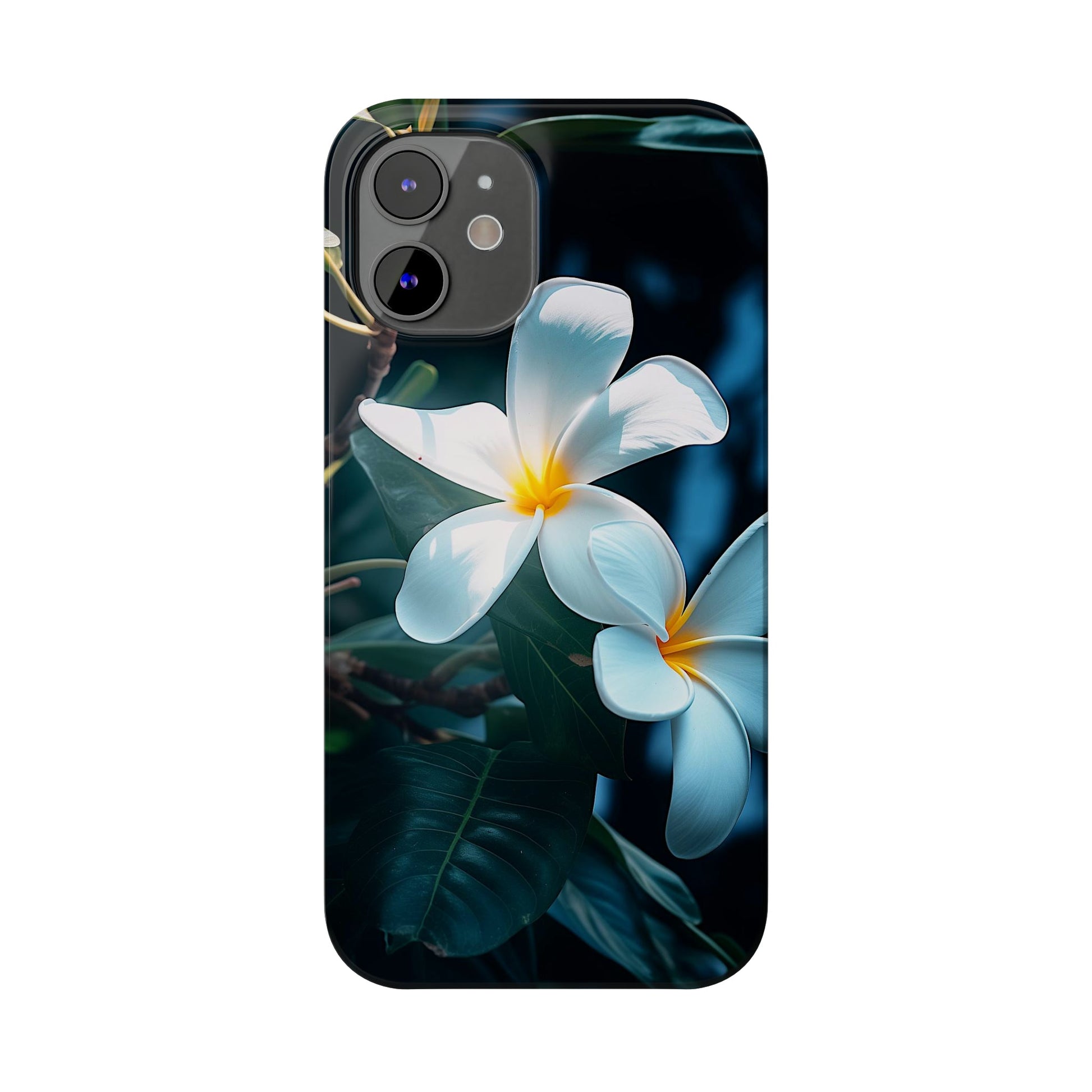 Frangipani flower Slim Phone Case - Colorwink