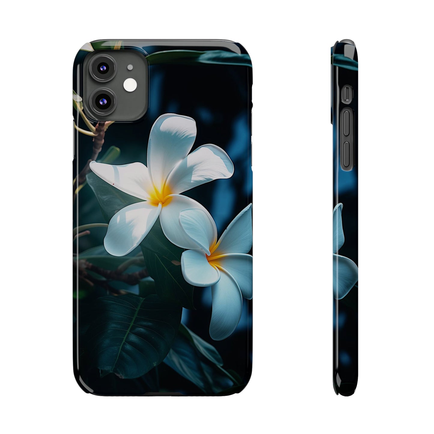 Frangipani flower Slim Phone Case - Colorwink