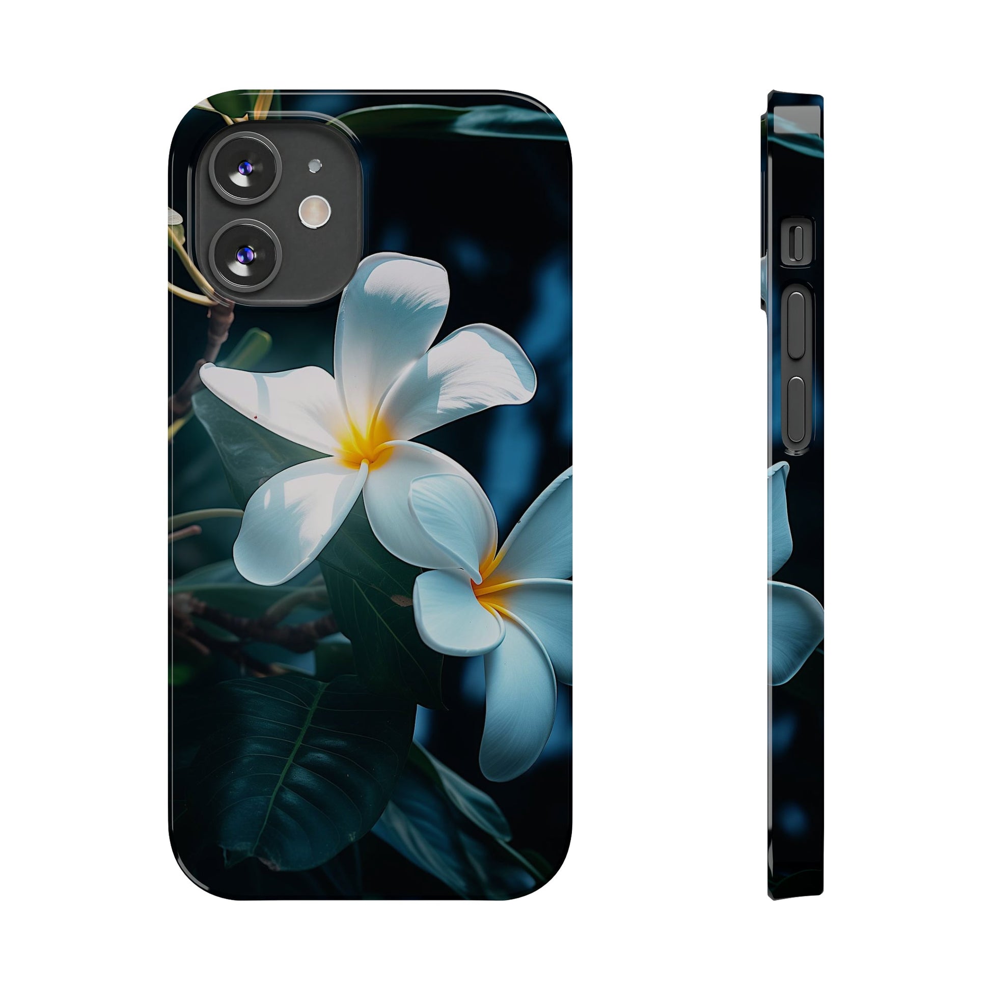 Frangipani flower Slim Phone Case - Colorwink