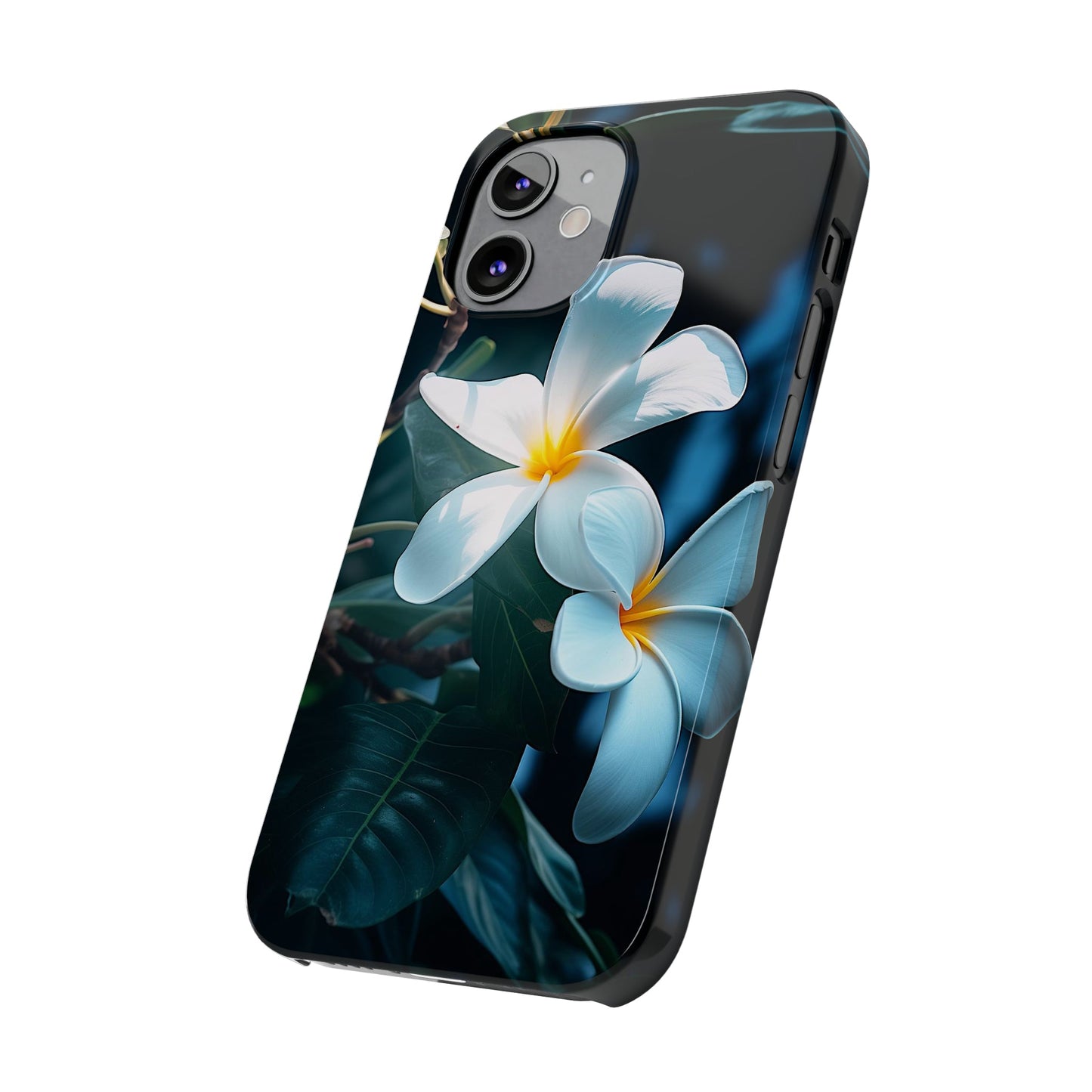 Frangipani flower Slim Phone Case - Colorwink