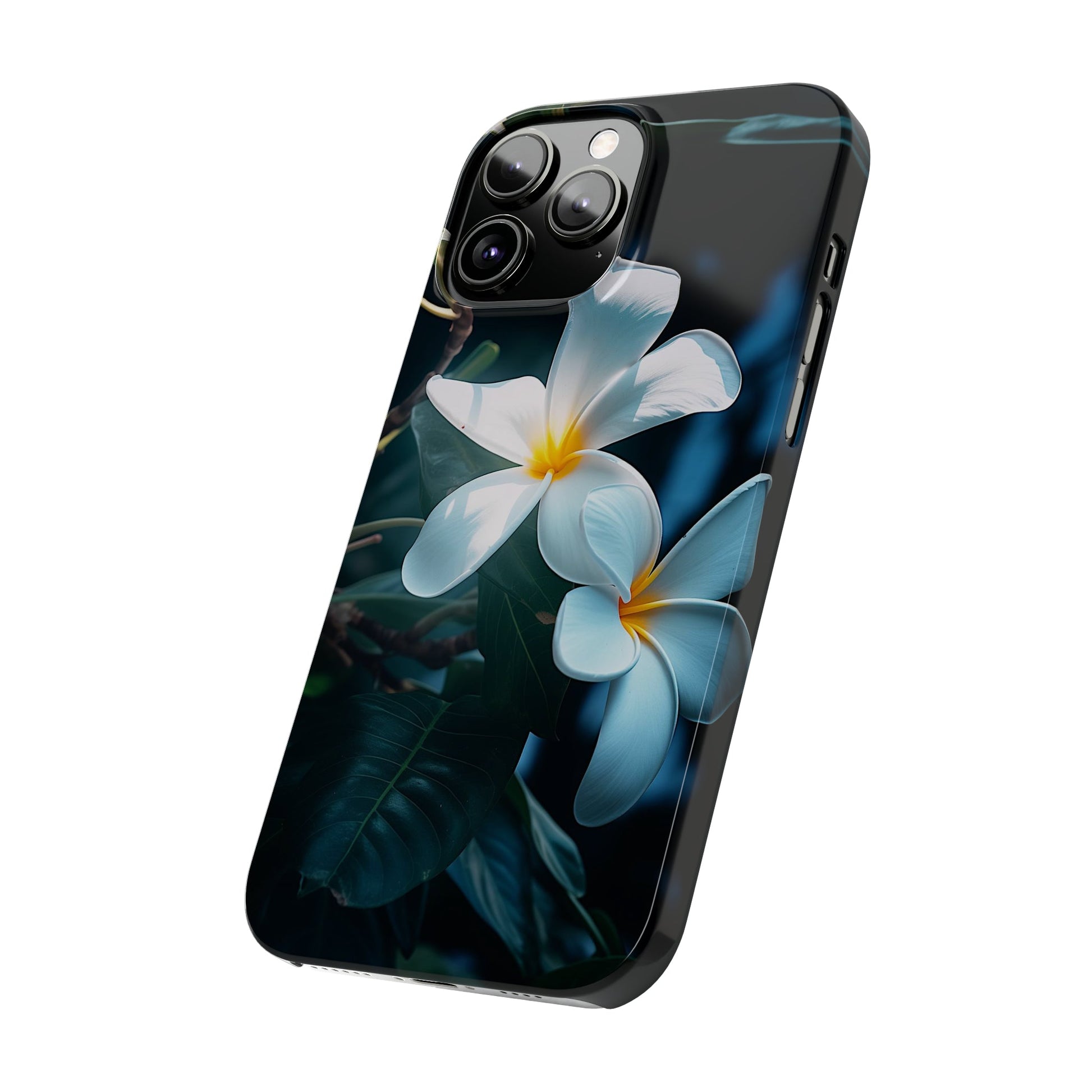 Frangipani flower Slim Phone Case - Colorwink