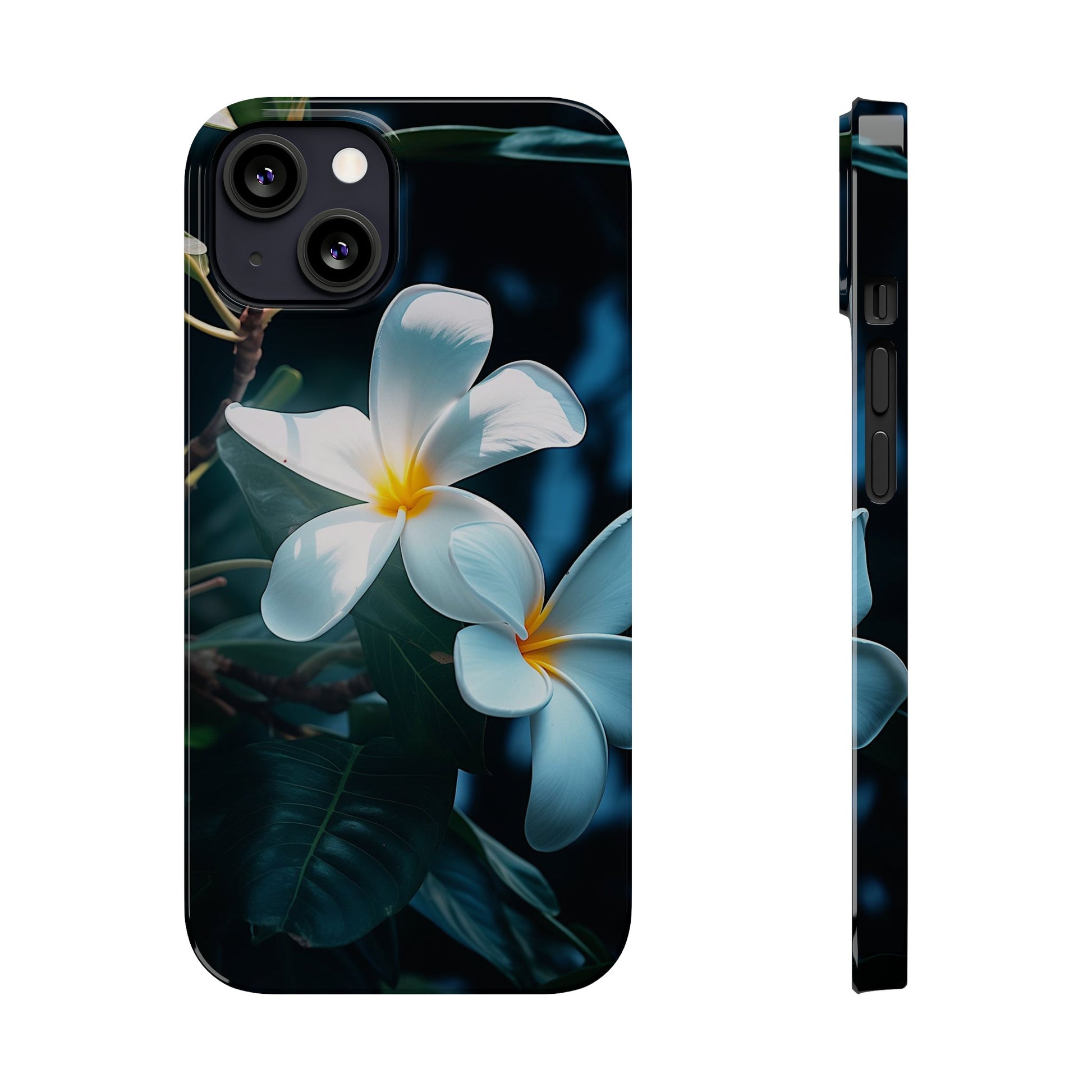 Frangipani flower Slim Phone Case - Colorwink