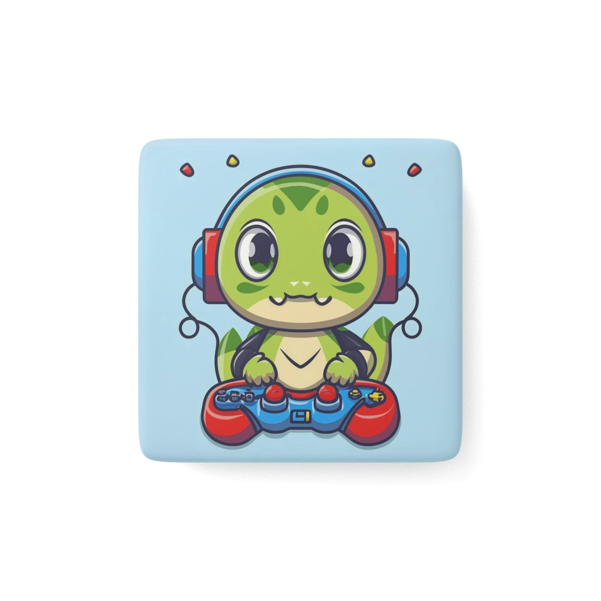 Gamer Turtle Fridge Magnet - Colorwink