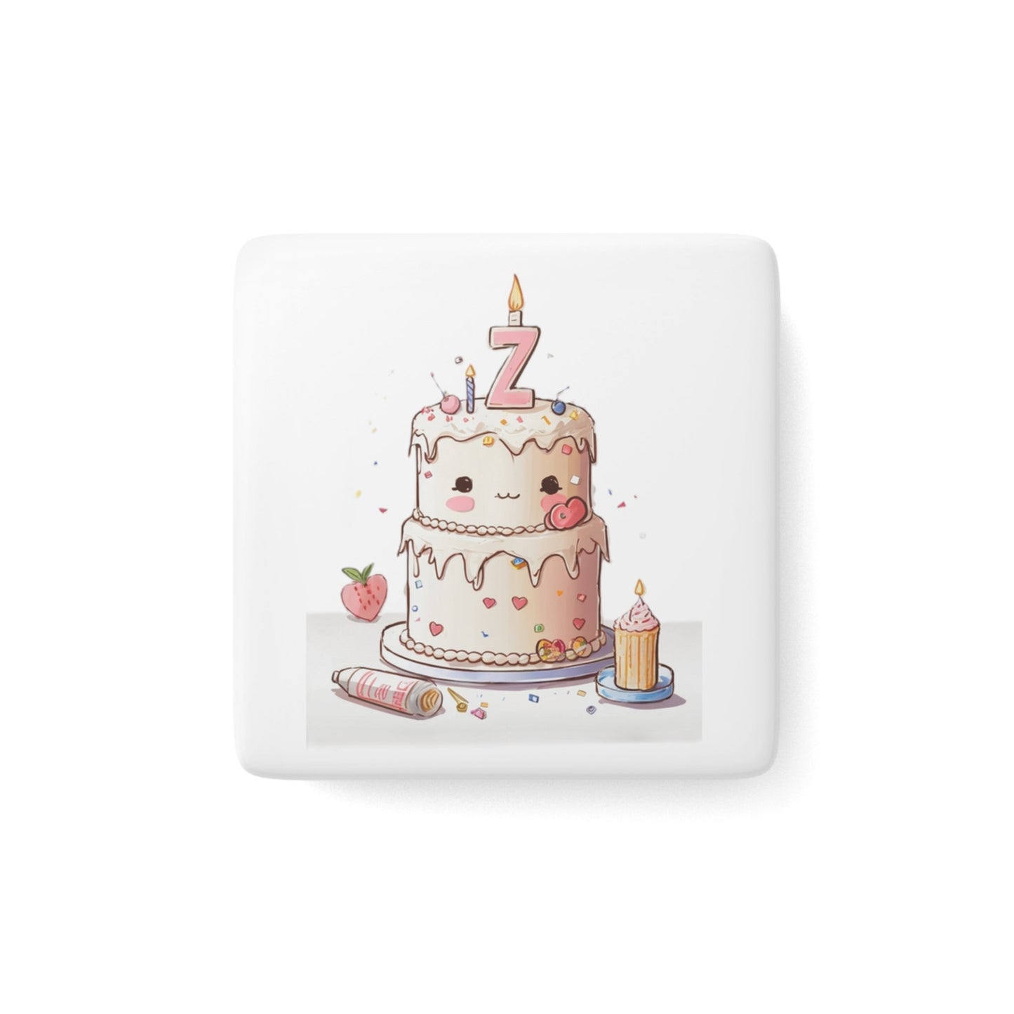 Gen Z Cake Fridge Magnet - Colorwink