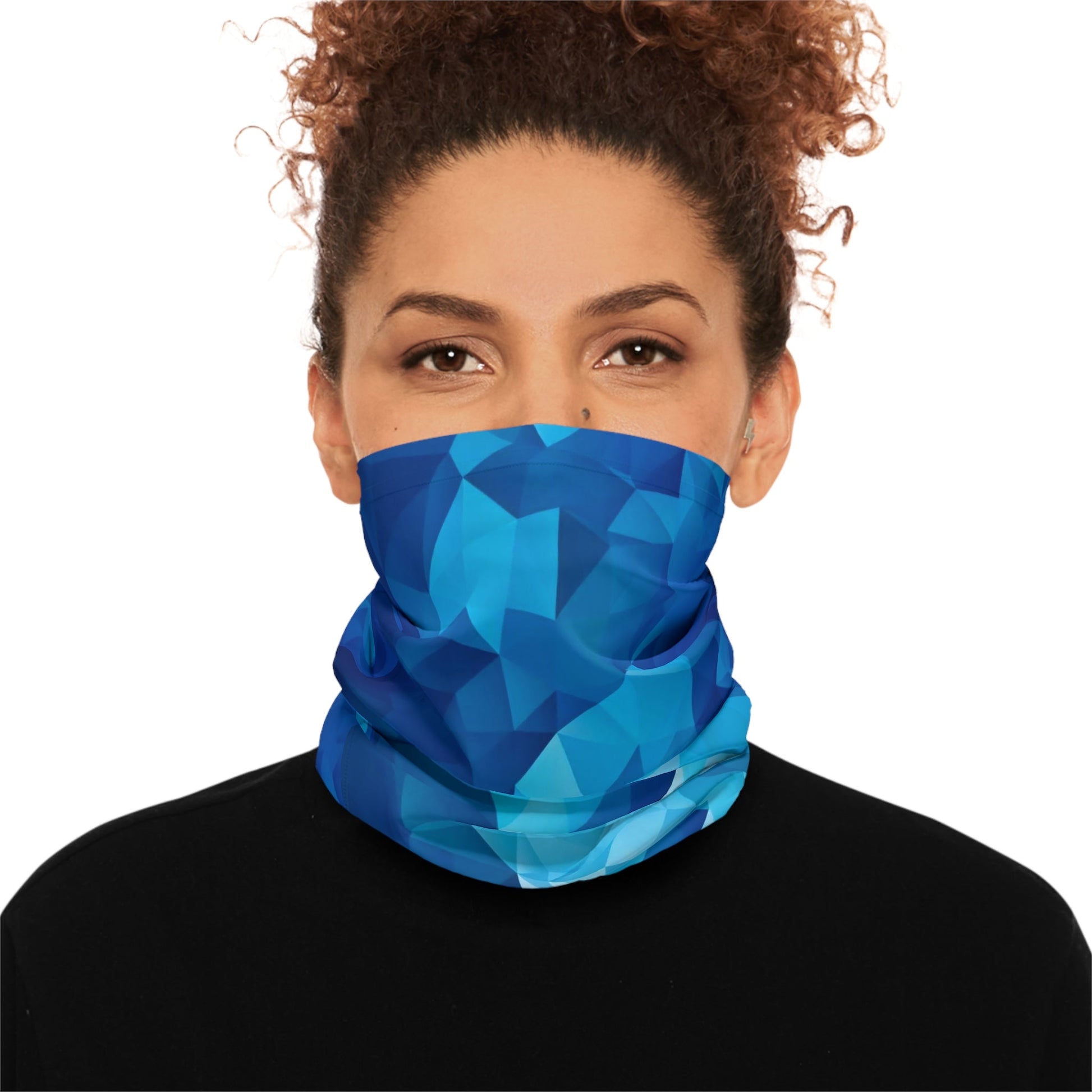 Geometric Print Neck Gaiter - Colorwink