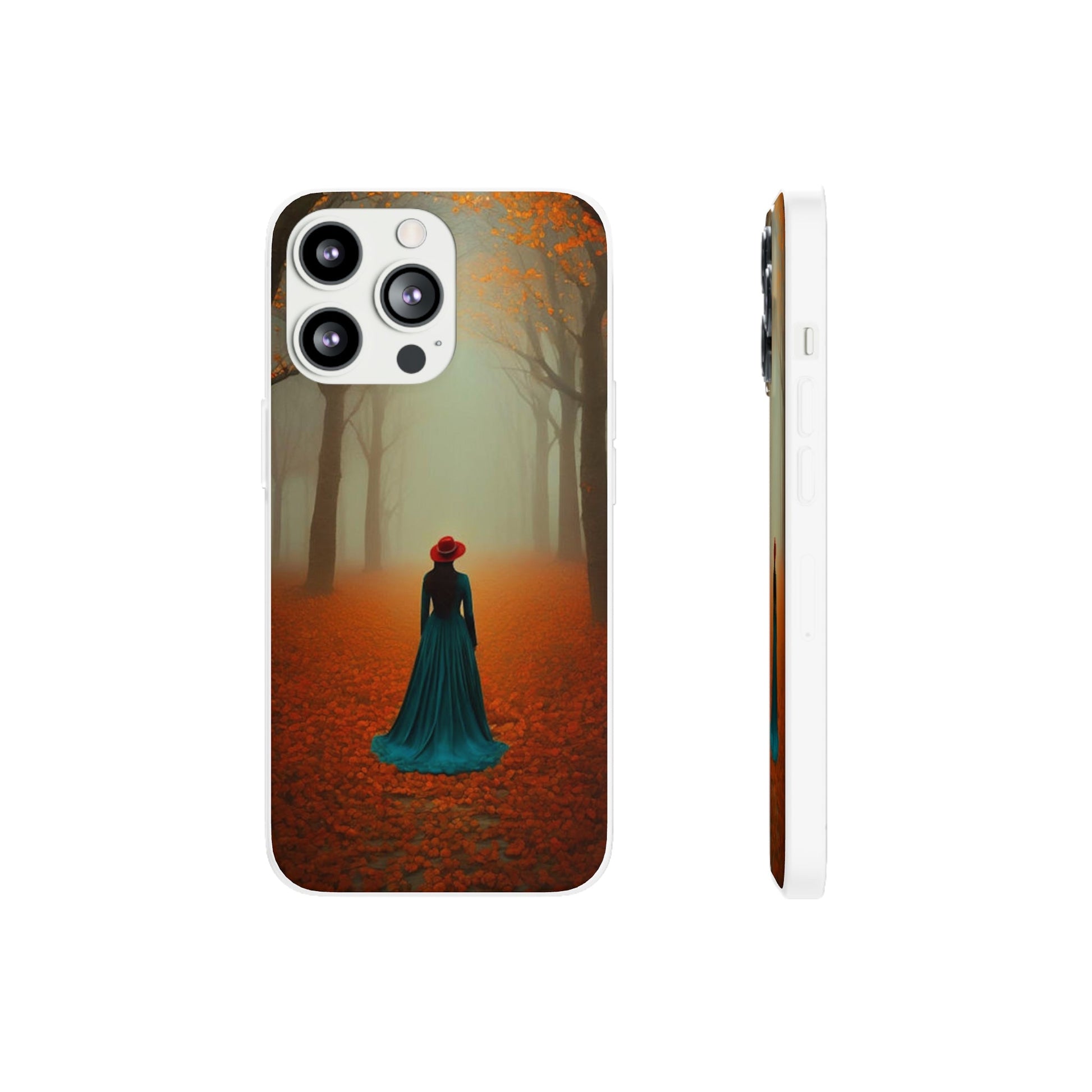 Girl in Floral Haven Flexi Case - Colorwink