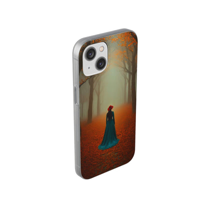 Girl in Floral Haven Flexi Case - Colorwink