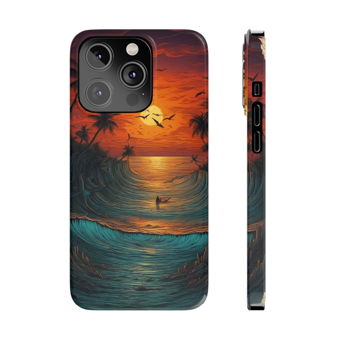 Golden Horizon Slim Case - Colorwink