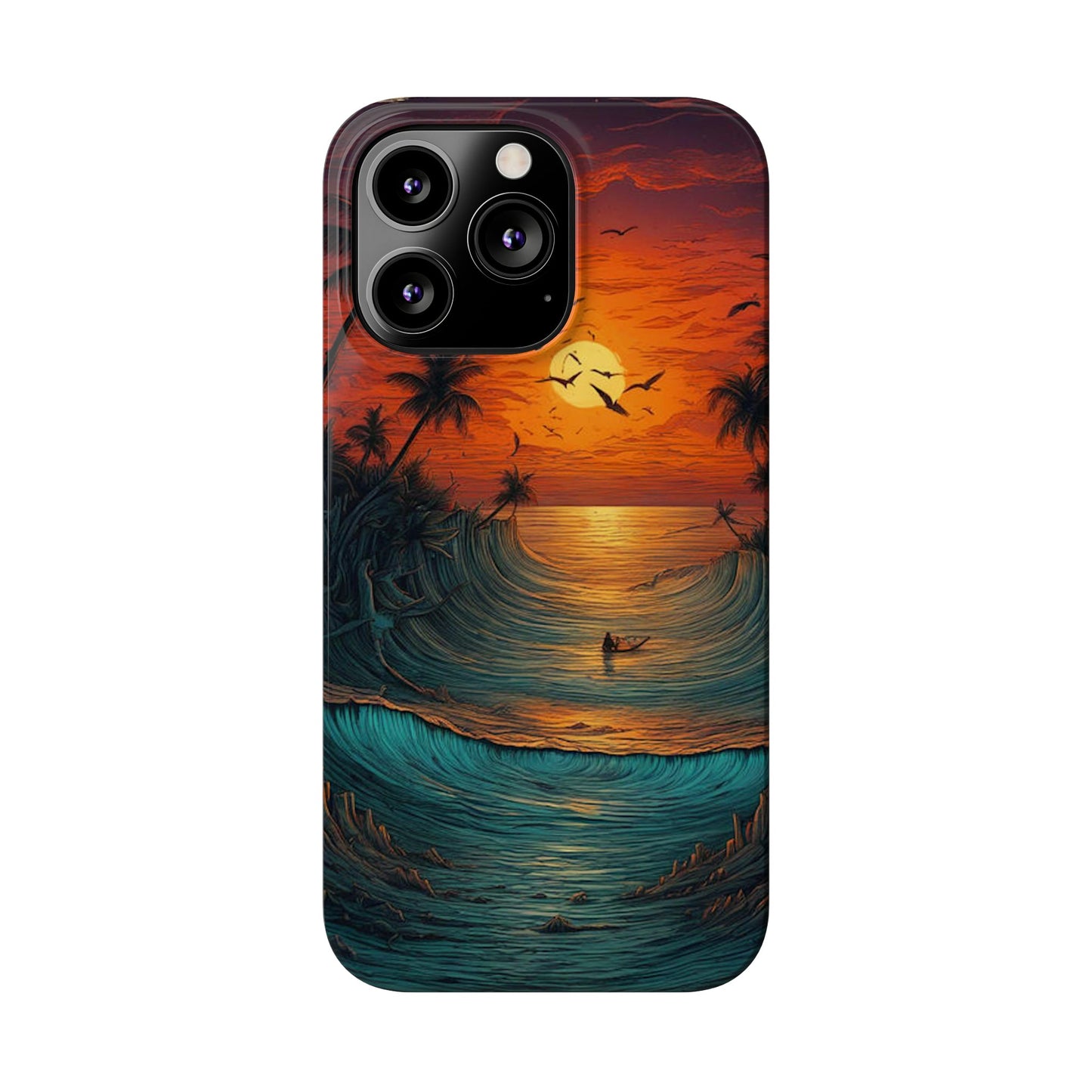 Golden Horizon Slim Case - Colorwink