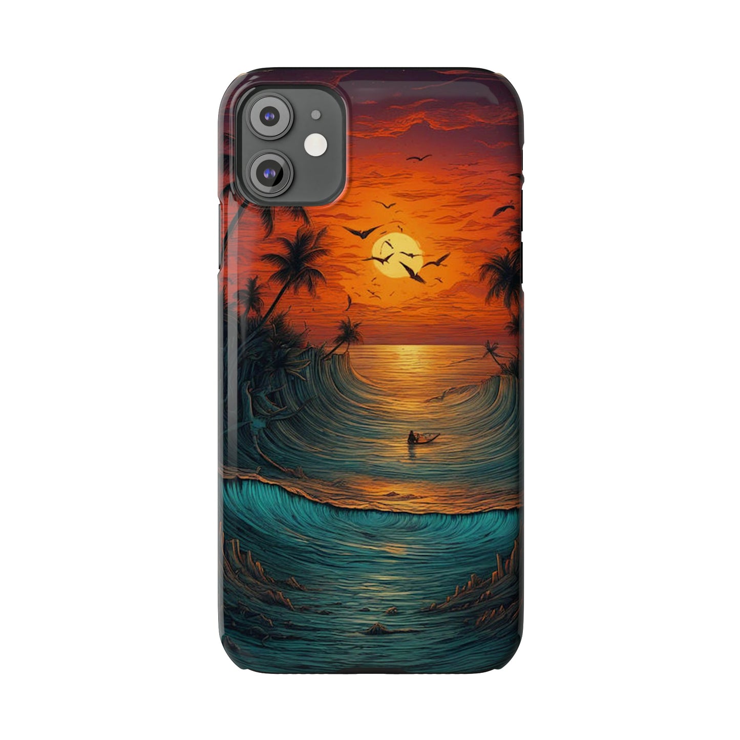 Golden Horizon Slim Case - Colorwink