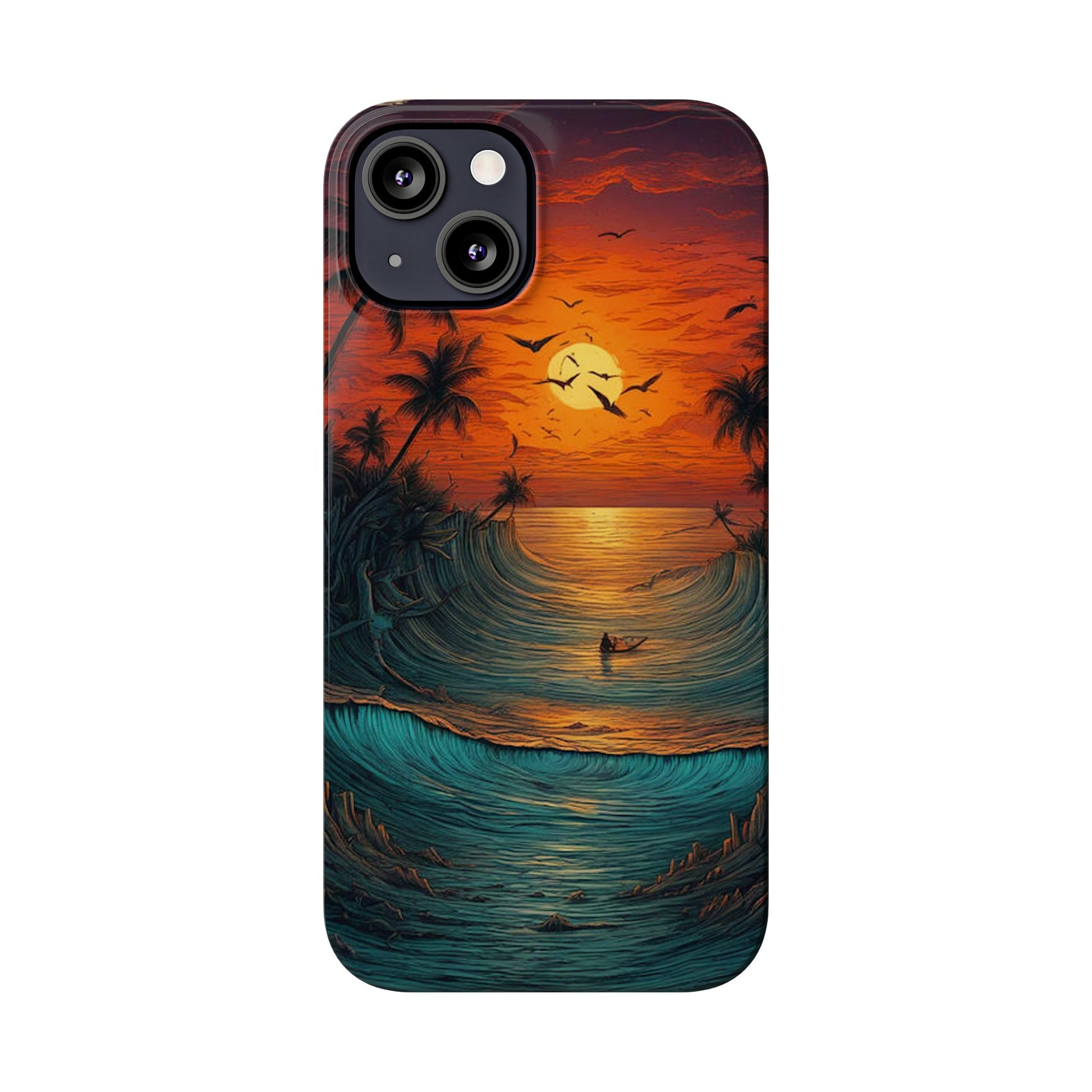 Golden Horizon Slim Case - Colorwink