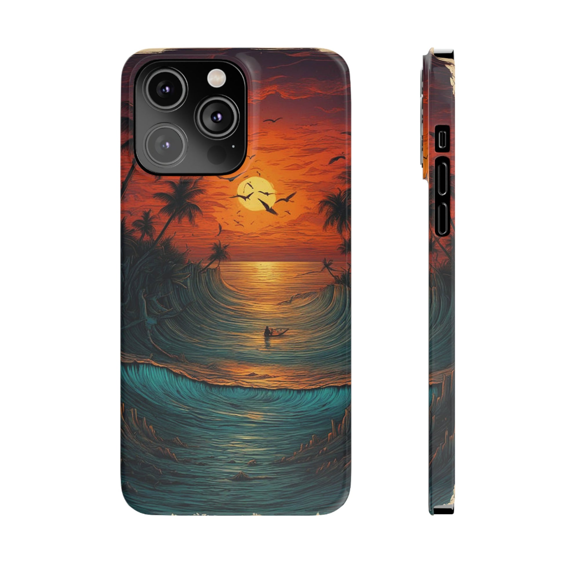 Golden Horizon Slim Case - Colorwink