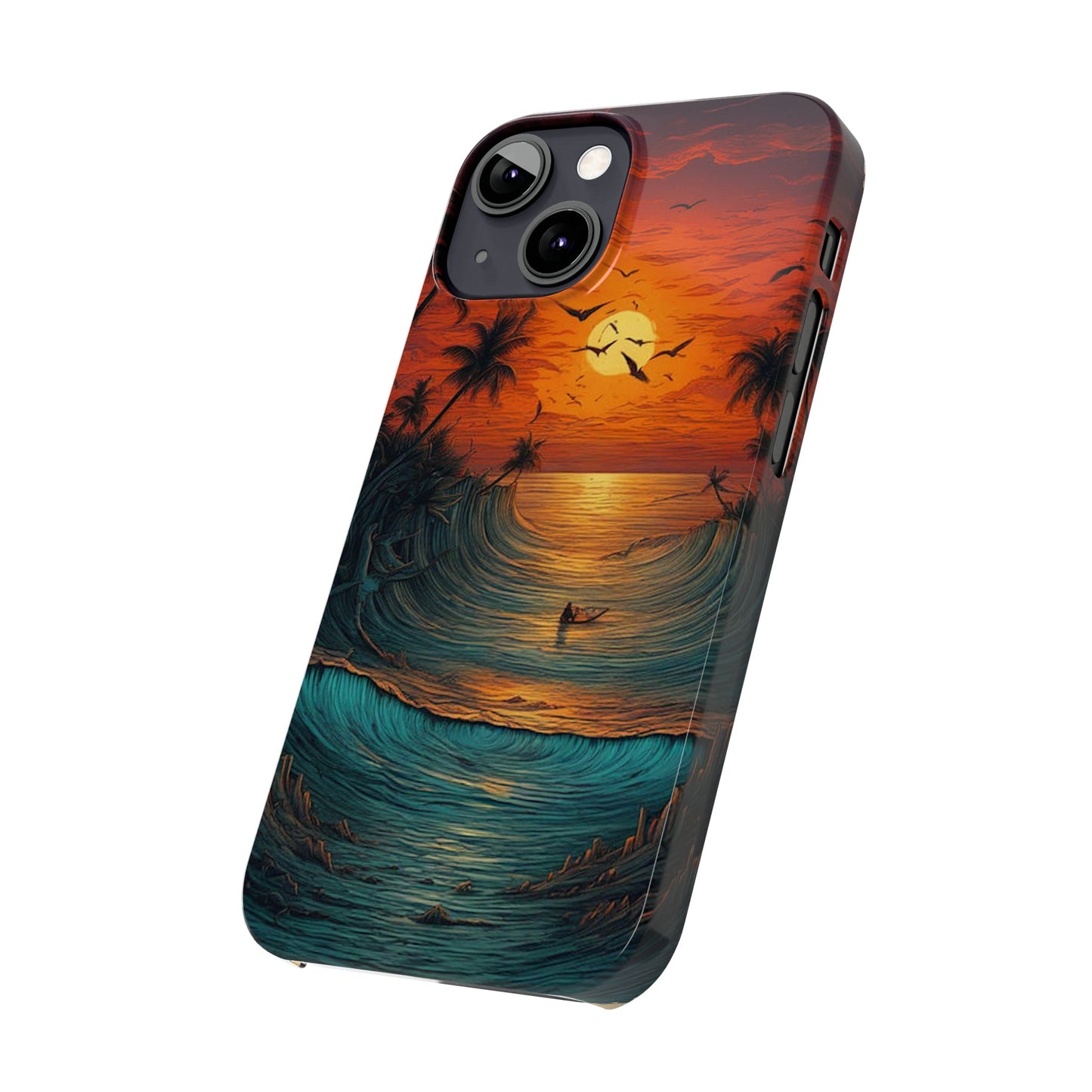 Golden Horizon Slim Case - Colorwink