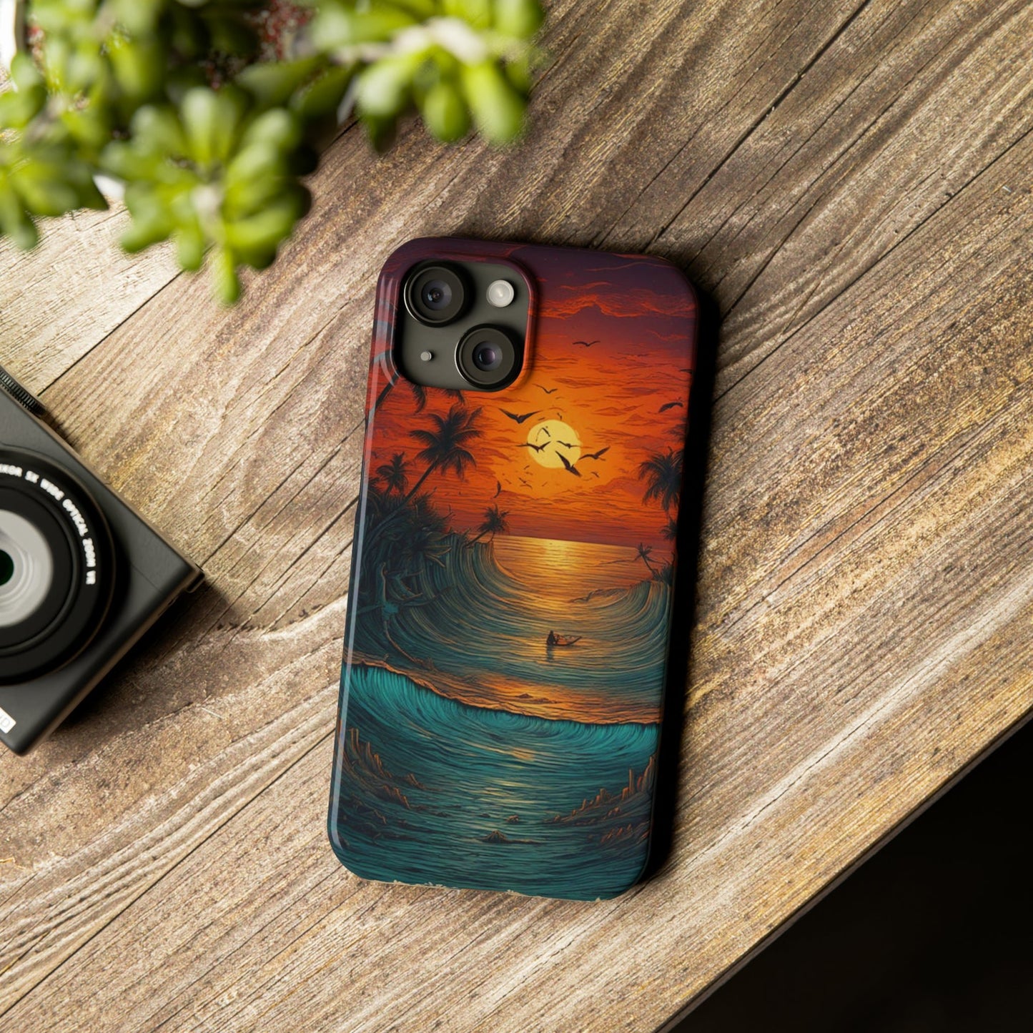 Golden Horizon Slim Case - Colorwink