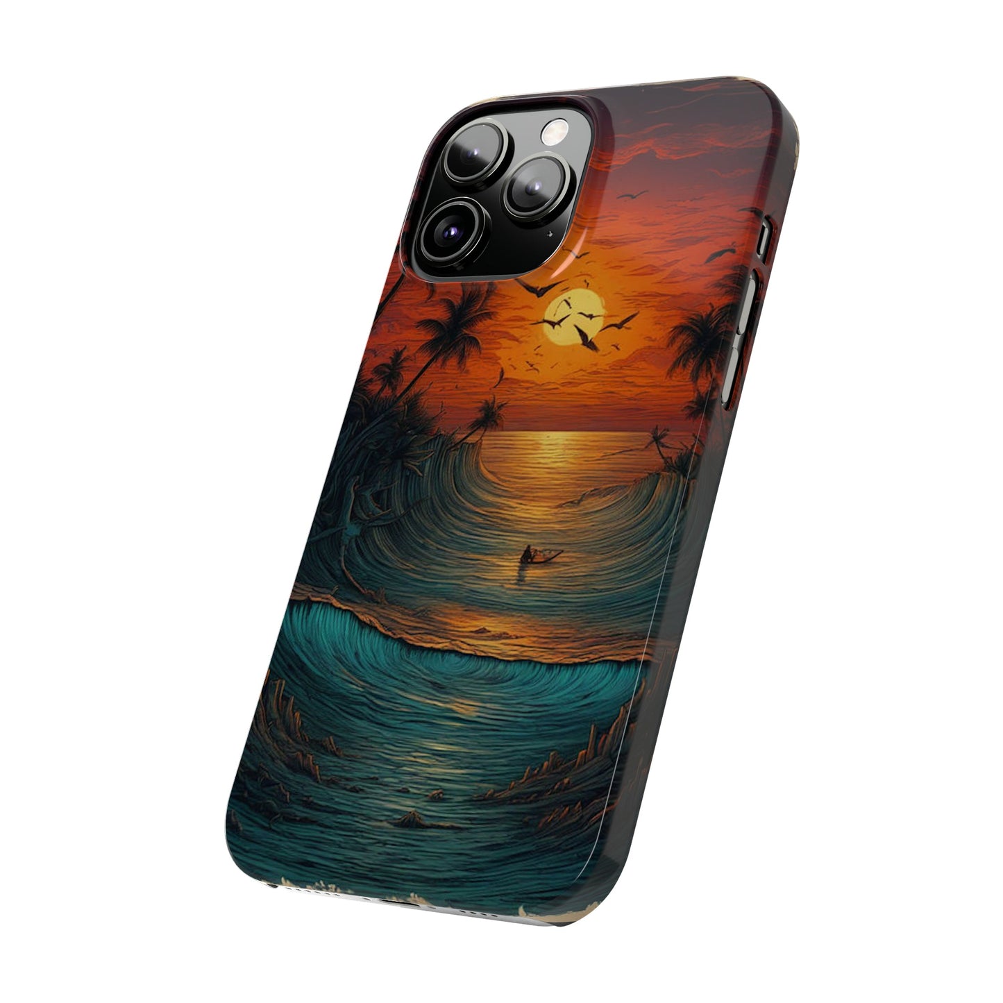 Golden Horizon Slim Case - Colorwink