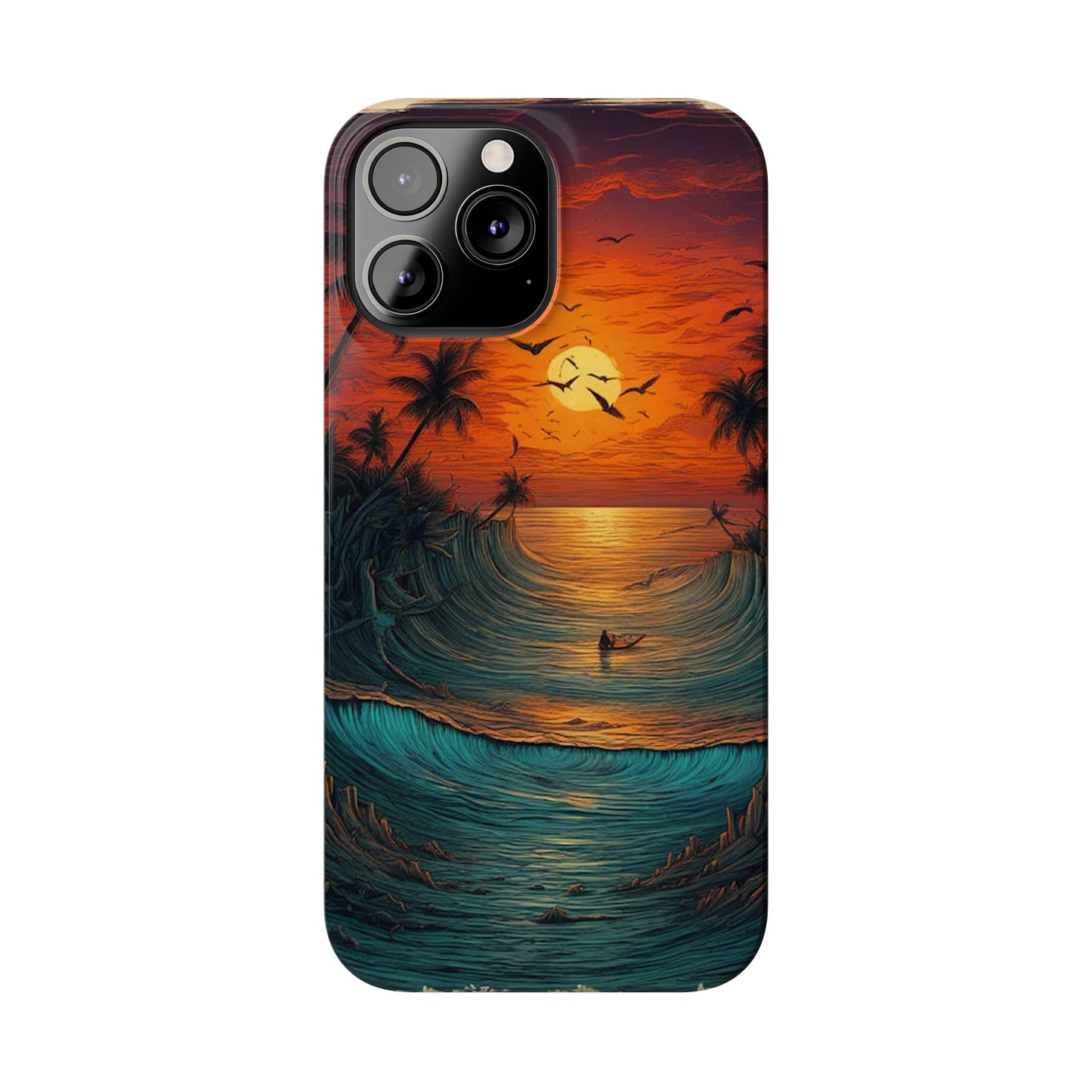 Golden Horizon Slim Case - Colorwink