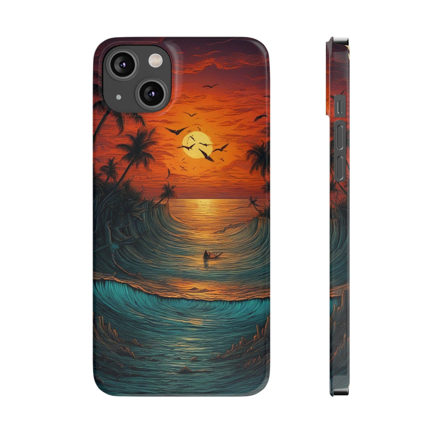 Golden Horizon Slim Case - Colorwink