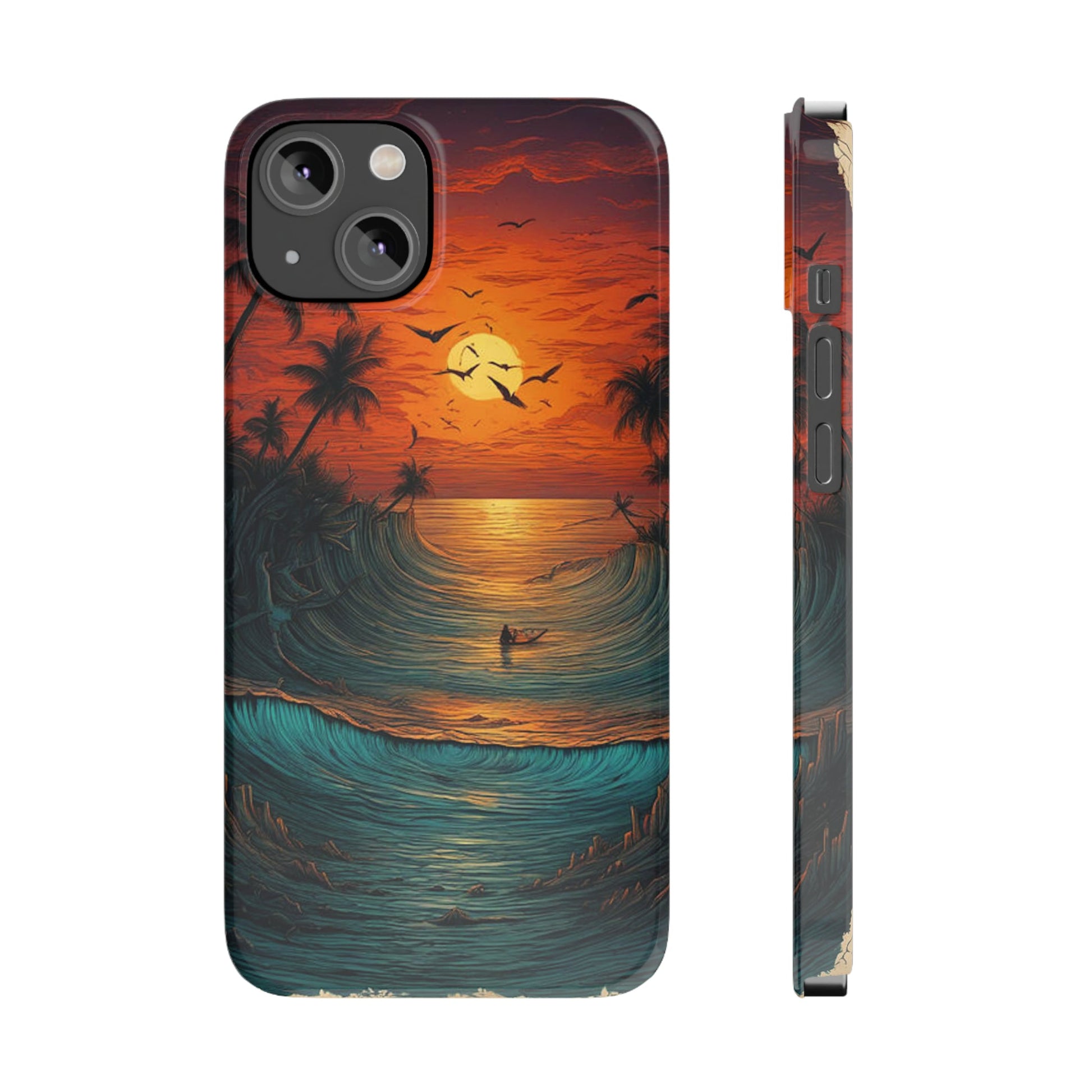 Golden Horizon Slim Case - Colorwink