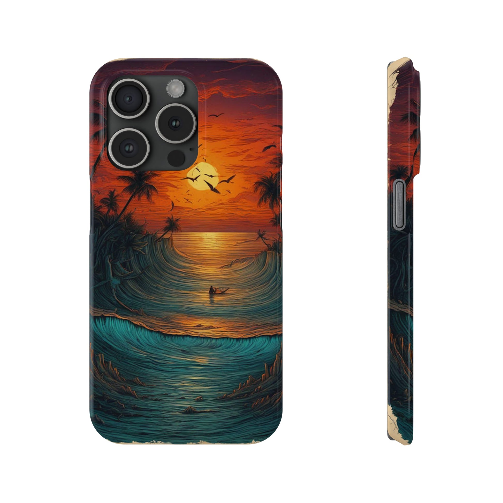 Golden Horizon Slim Case - Colorwink