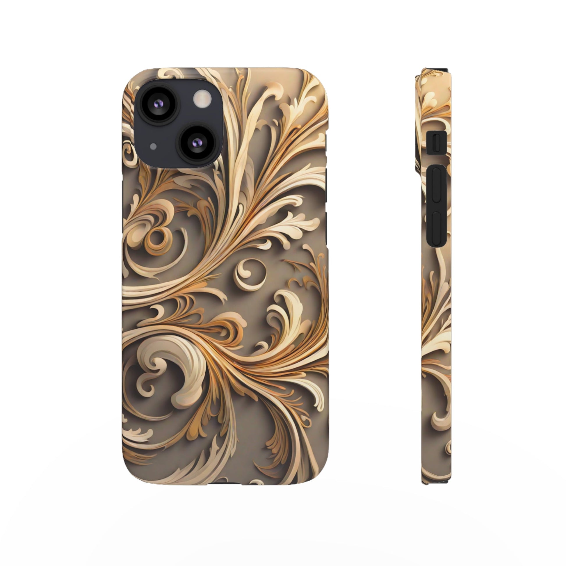 Golden Tendrils Snap Case - Colorwink