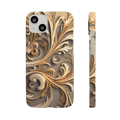 Golden Tendrils Snap Case - Colorwink