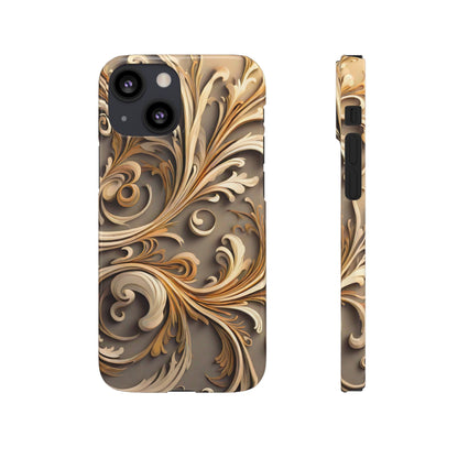 Golden Tendrils Snap Case - Colorwink