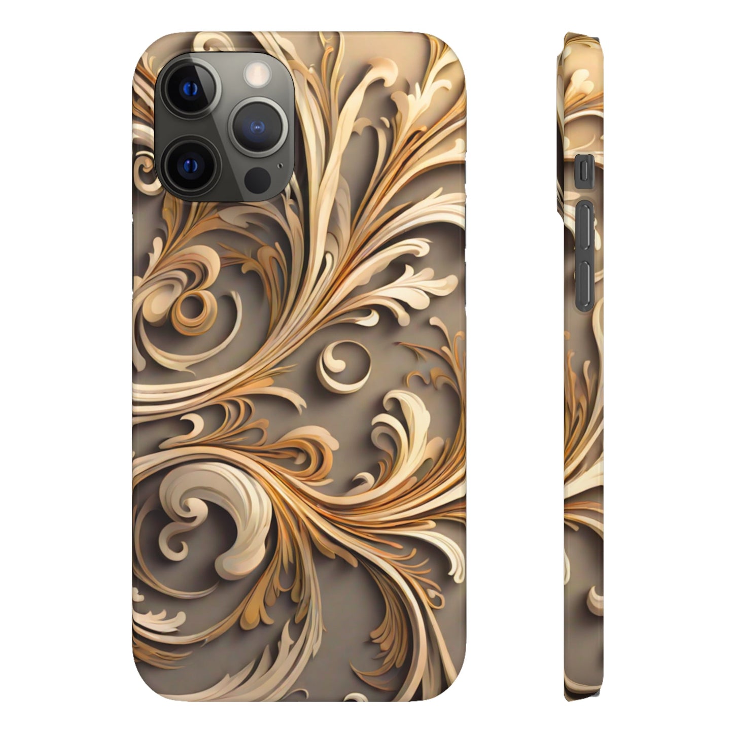 Golden Tendrils Snap Case - Colorwink