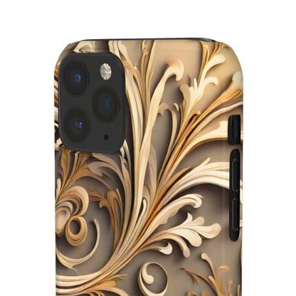 Golden Tendrils Snap Case - Colorwink