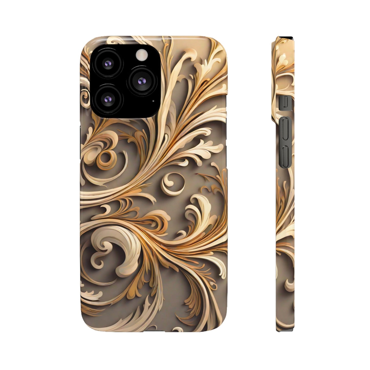 Golden Tendrils Snap Case - Colorwink