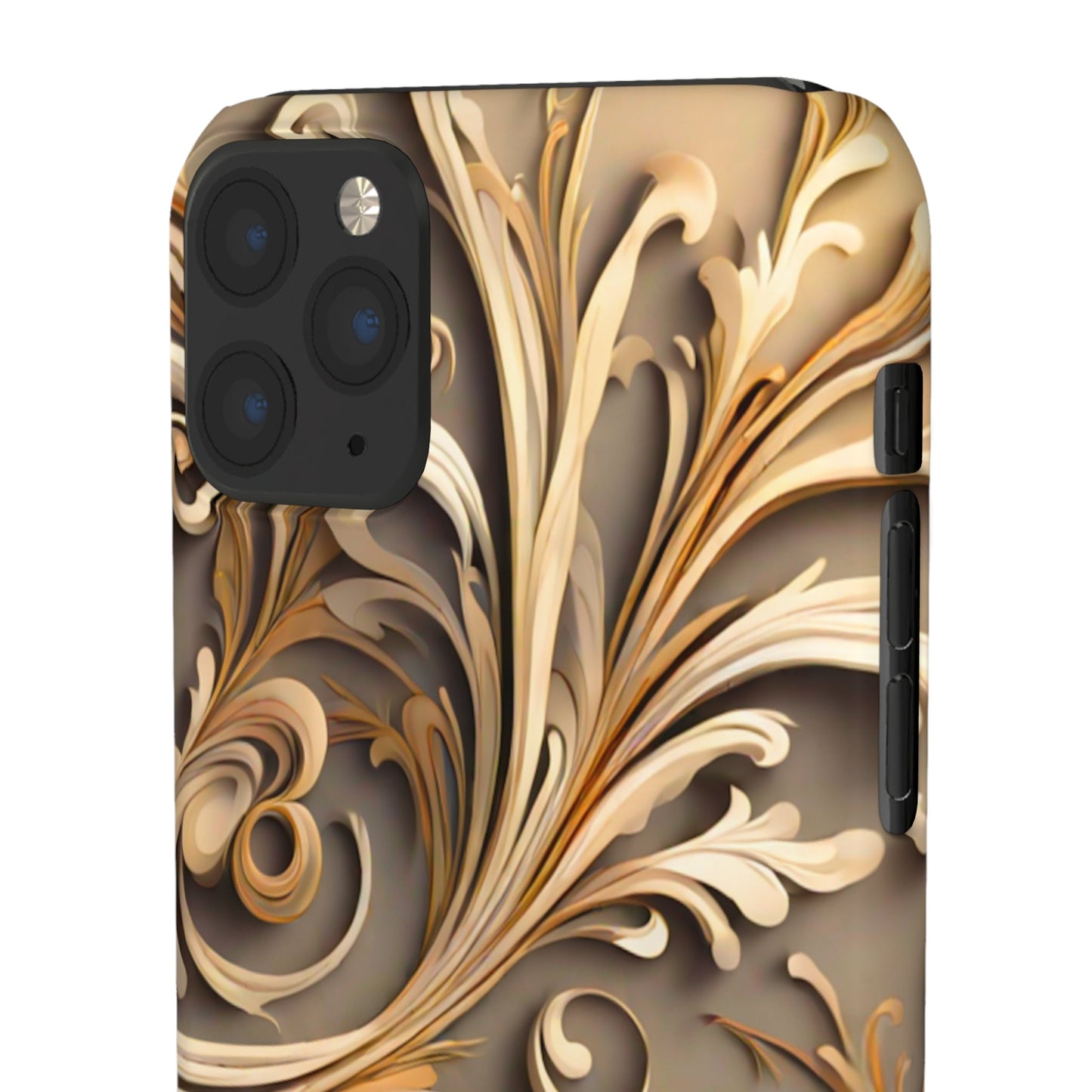 Golden Tendrils Snap Case - Colorwink