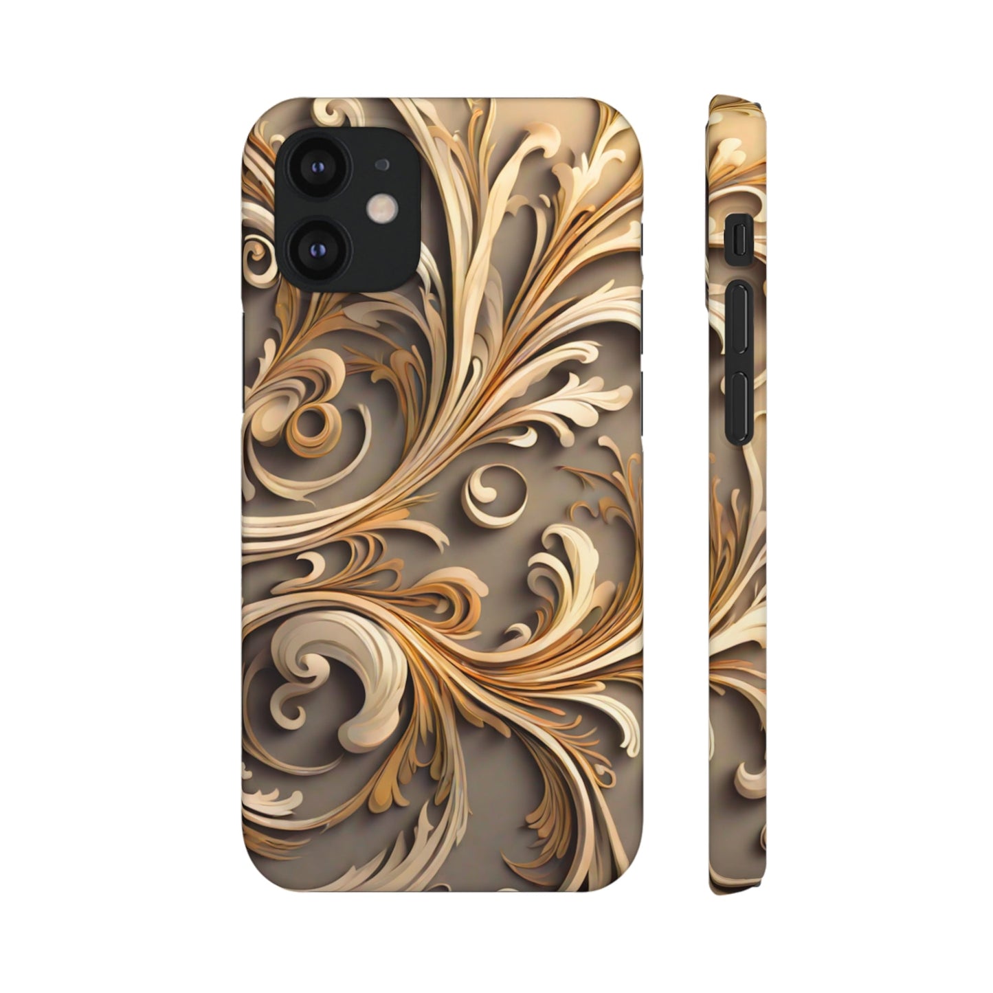 Golden Tendrils Snap Case - Colorwink