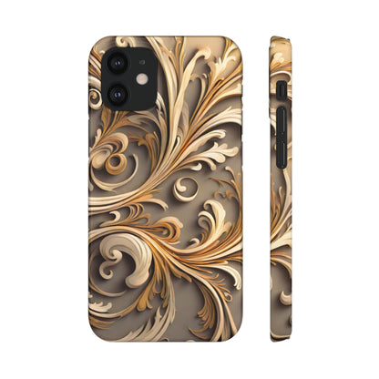 Golden Tendrils Snap Case - Colorwink