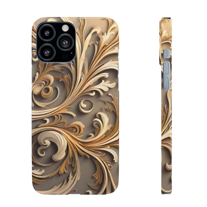 Golden Tendrils Snap Case - Colorwink