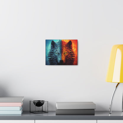 Good vs Evil Art Canvas - Colorwink