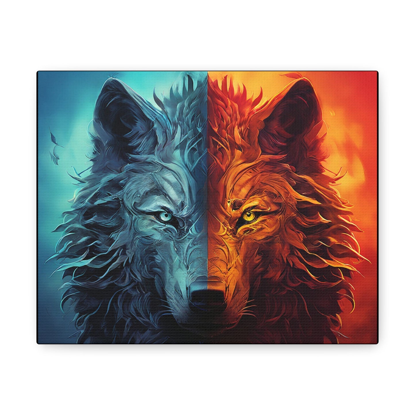 Good vs Evil Art Canvas - Colorwink