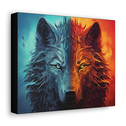 Good vs Evil Art Canvas - Colorwink