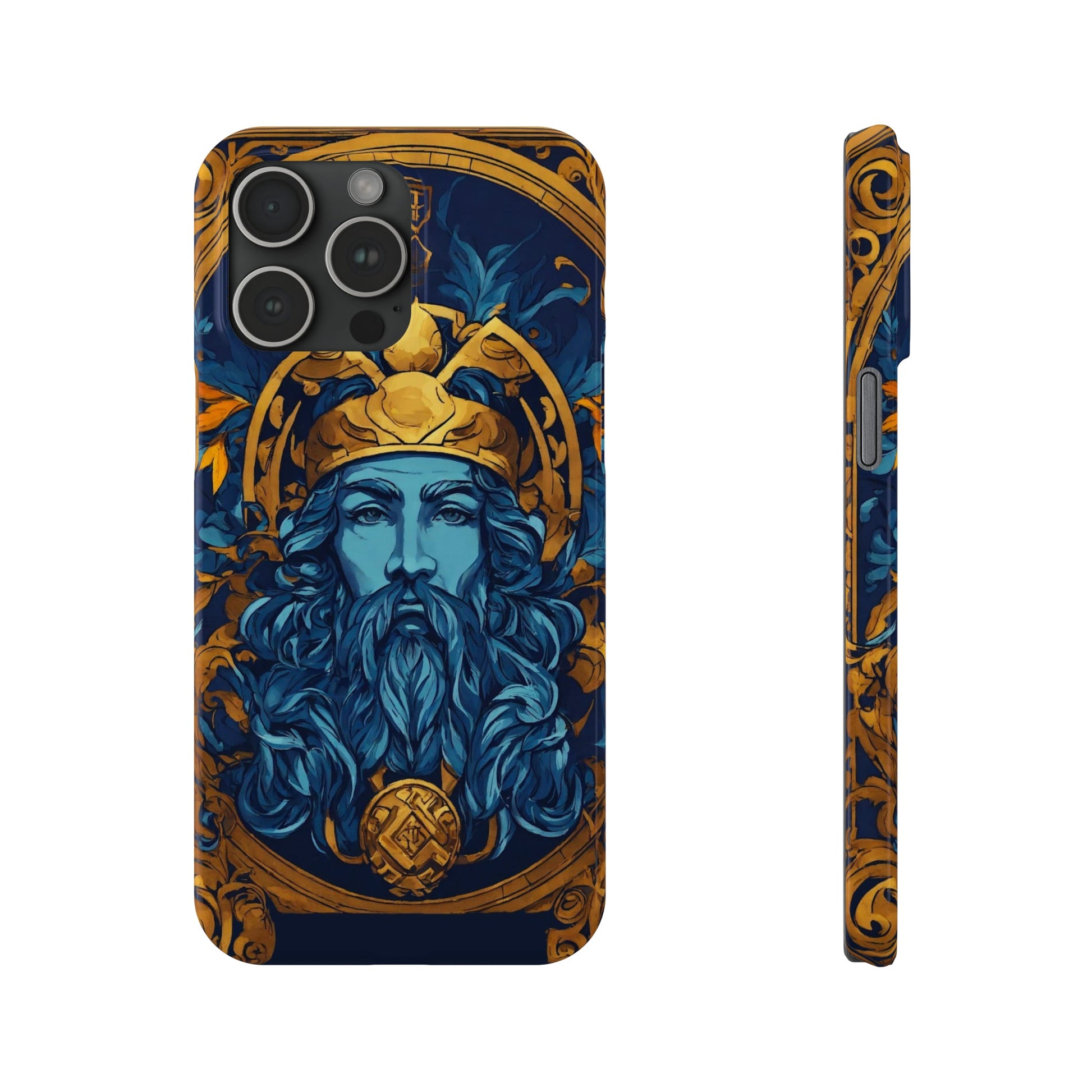 Greek God Slim Phone Case - Colorwink