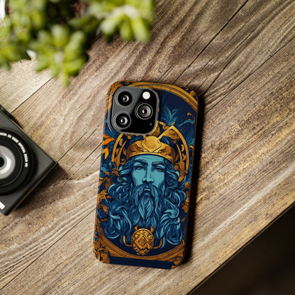 Greek God Slim Phone Case - Colorwink