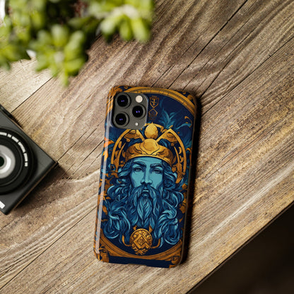 Greek God Slim Phone Case - Colorwink