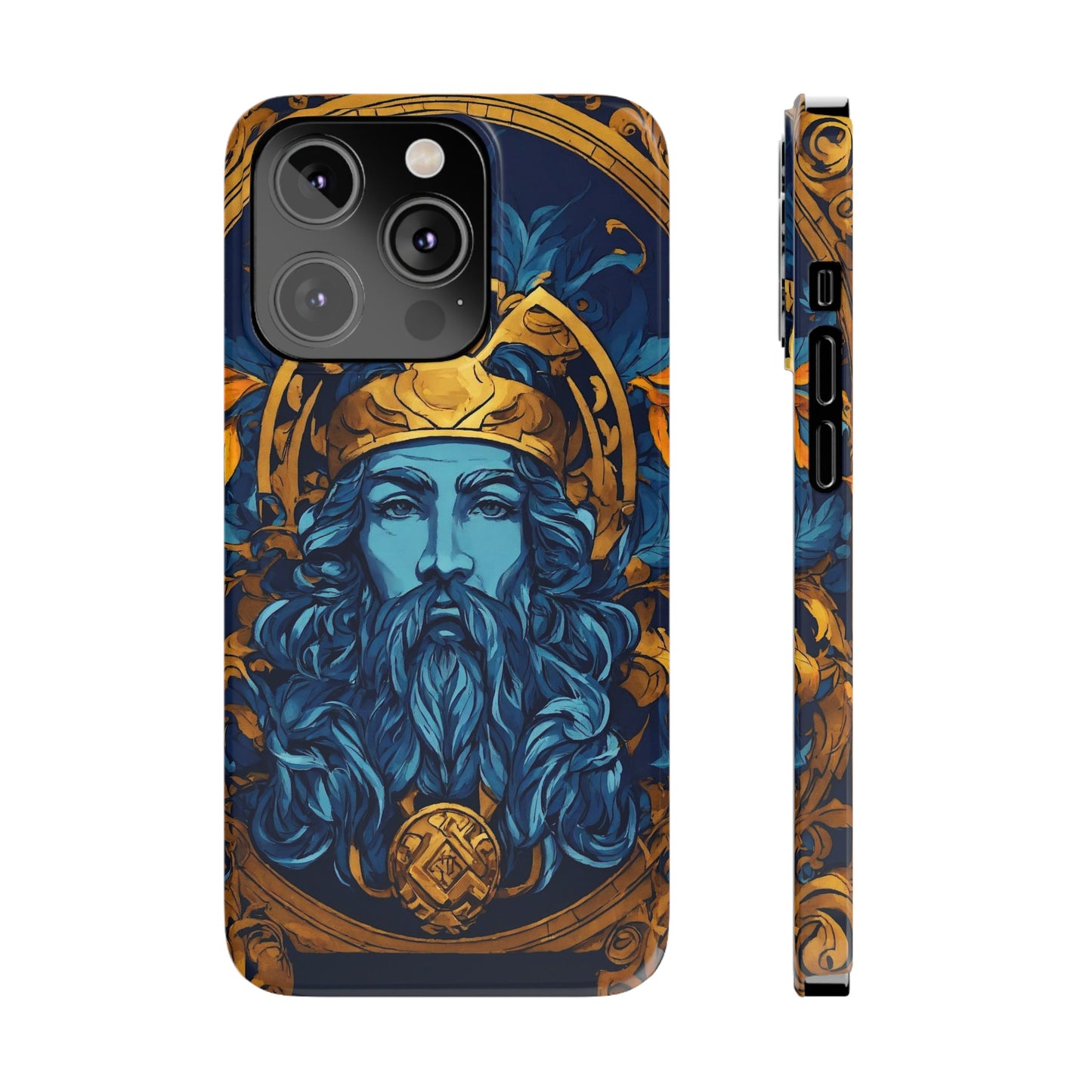 Greek God Slim Phone Case - Colorwink