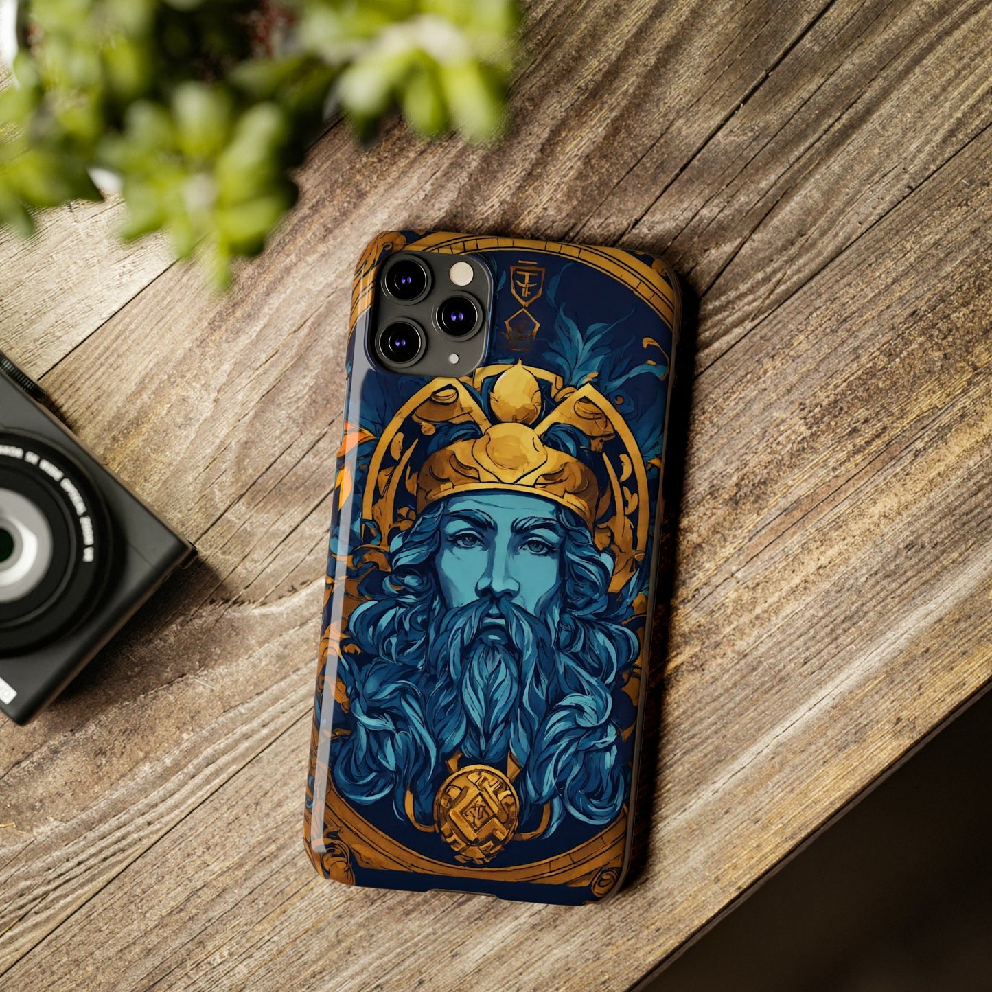 Greek God Slim Phone Case - Colorwink