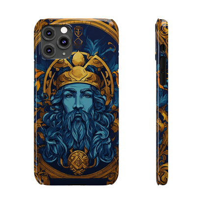 Greek God Slim Phone Case - Colorwink