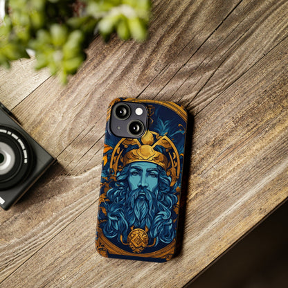 Greek God Slim Phone Case - Colorwink