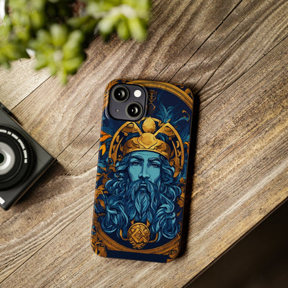 Greek God Slim Phone Case - Colorwink