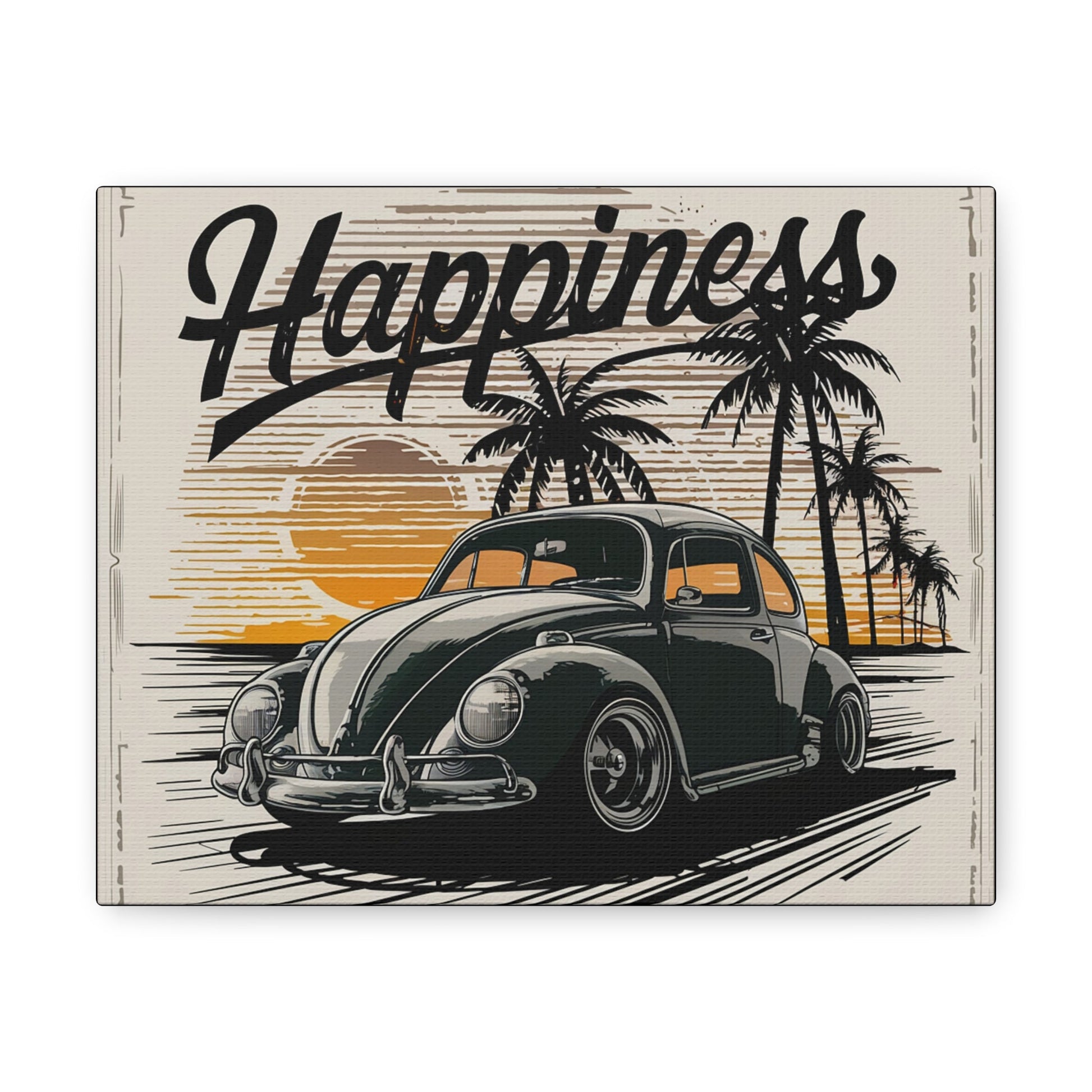 Happiness Mural Canvas - Colorwink