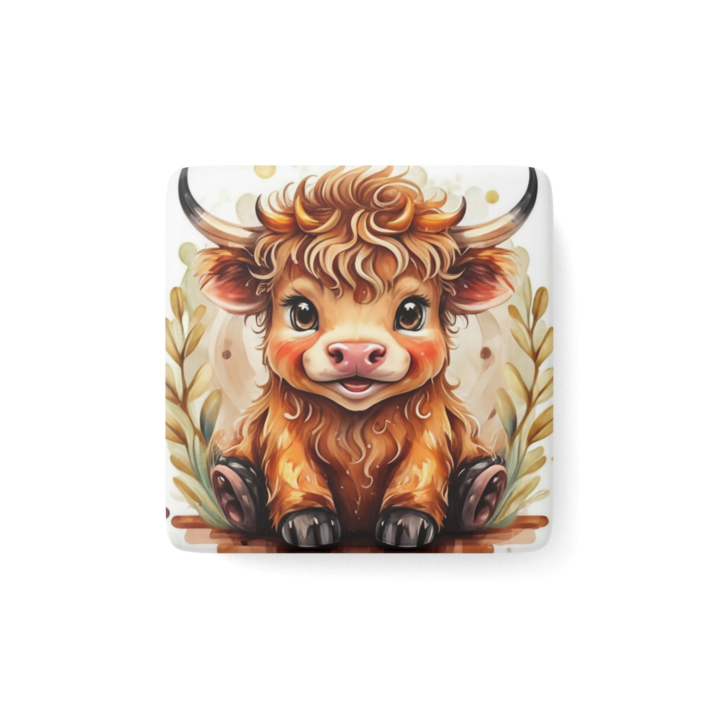 Happy Baby Cow Fridge Magnet - Colorwink