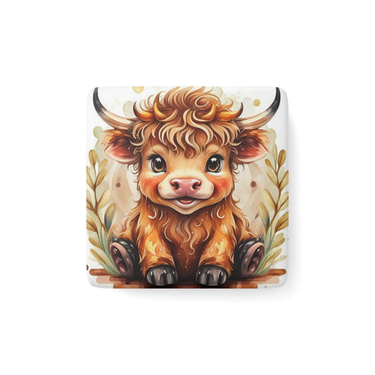 Happy Baby Cow Fridge Magnet - Colorwink