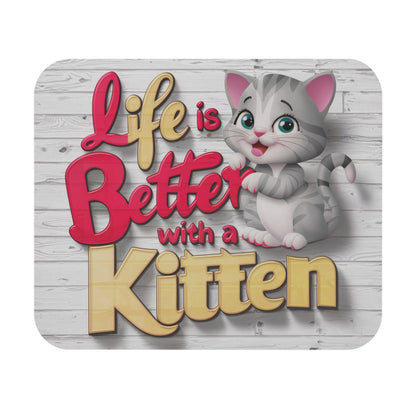 Happy Kitten Mouse Pad - Colorwink