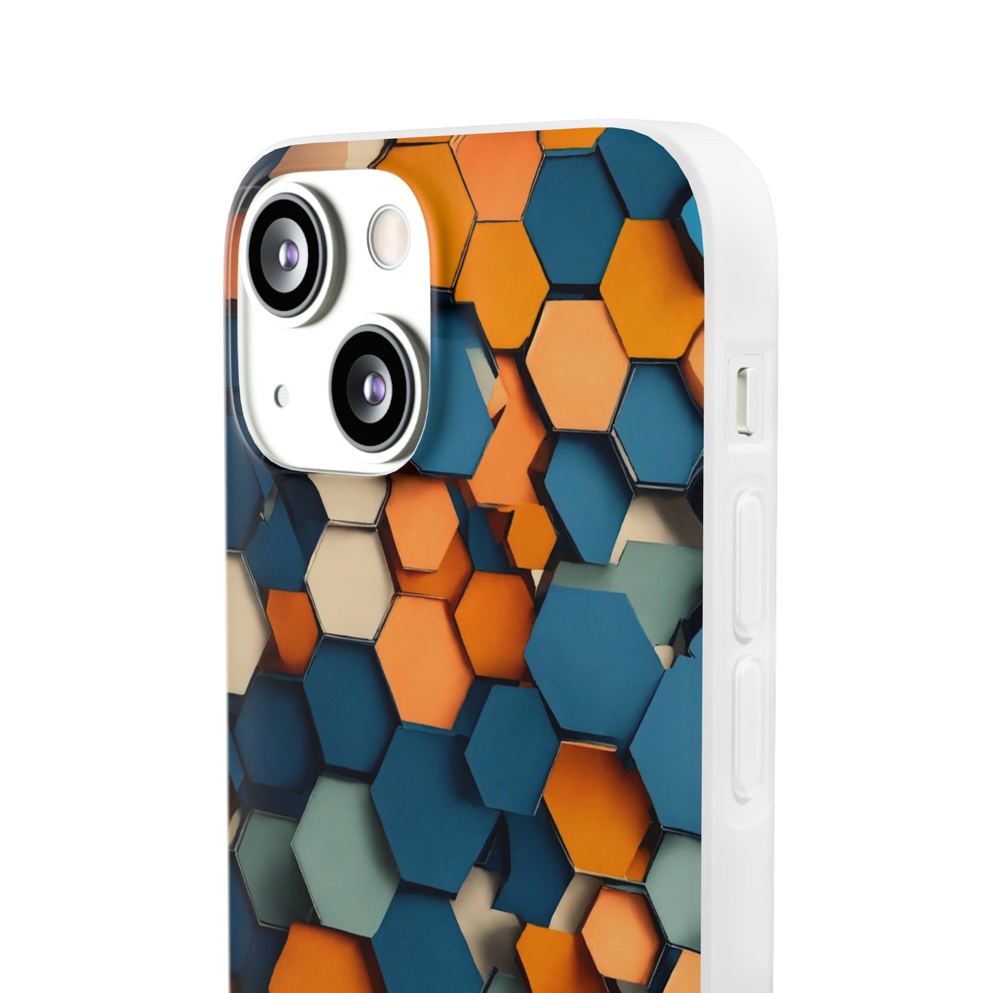 Hexagons Flexi Case - Colorwink