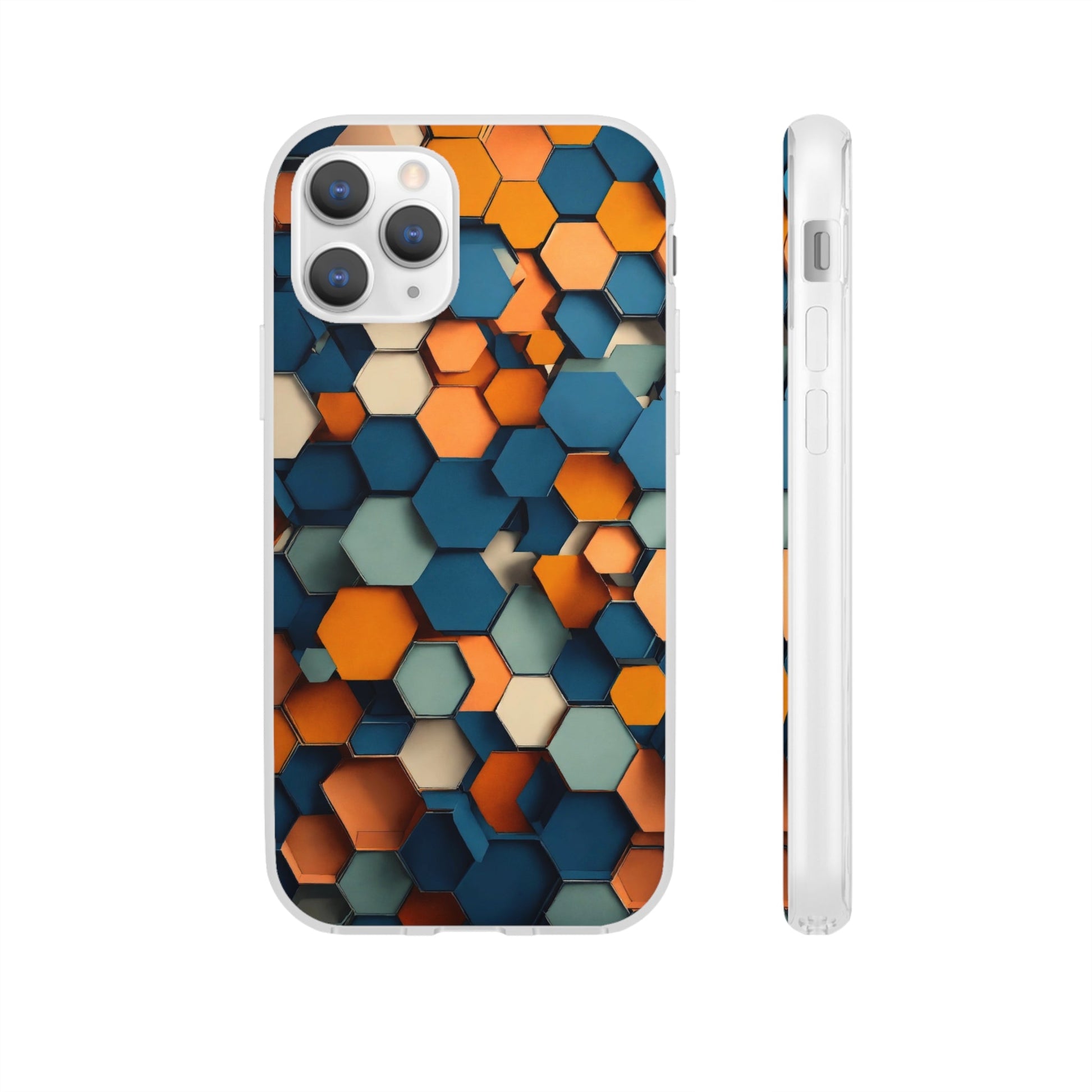 Hexagons Flexi Case - Colorwink